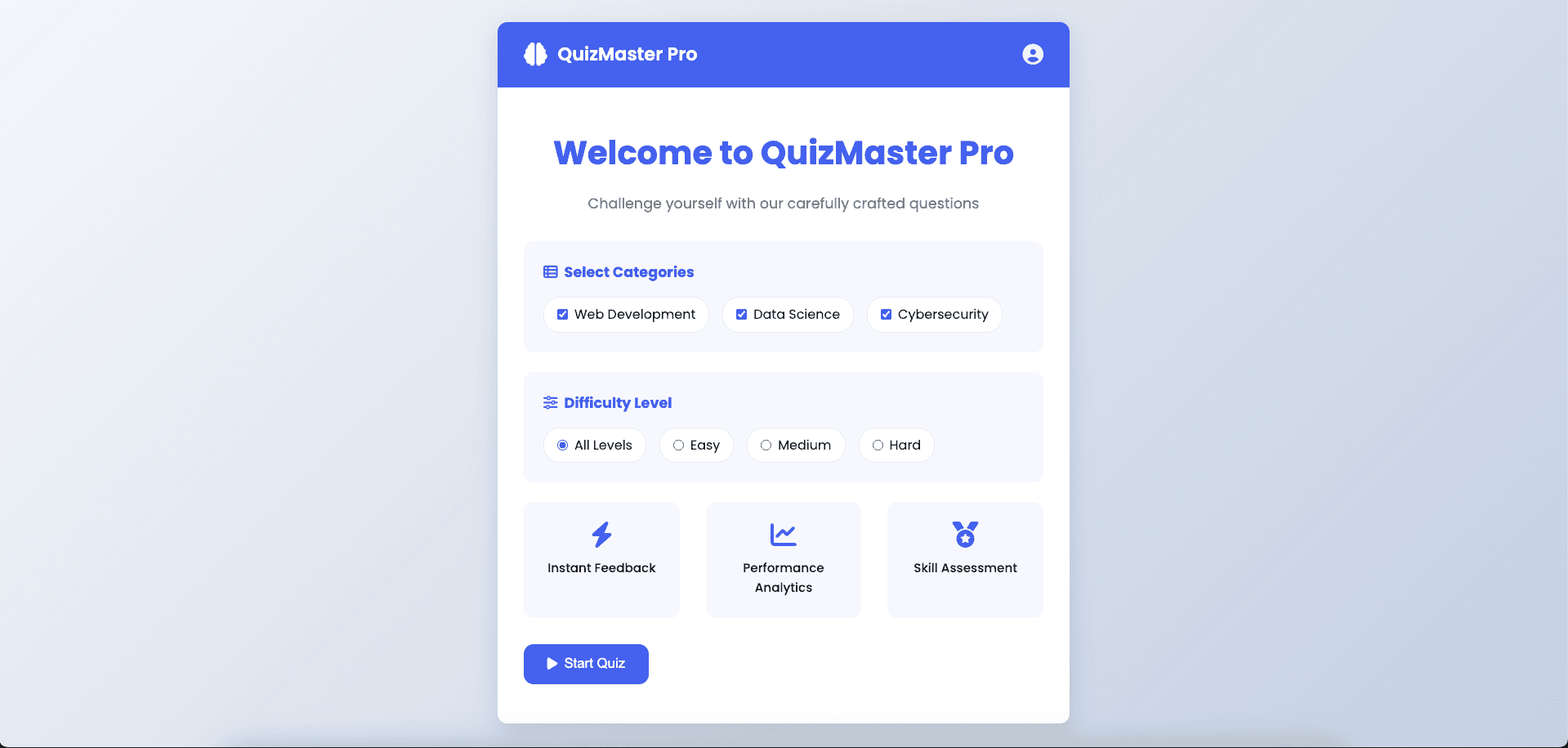 QuizMaster Pro