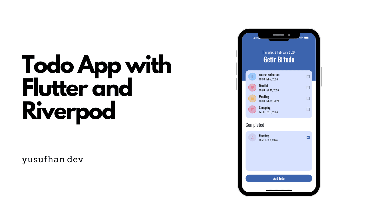 Todo App with Flutter and Riverpod