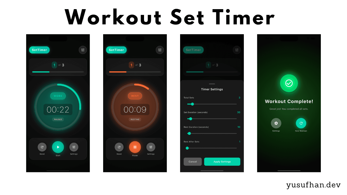 Workout Set Timer